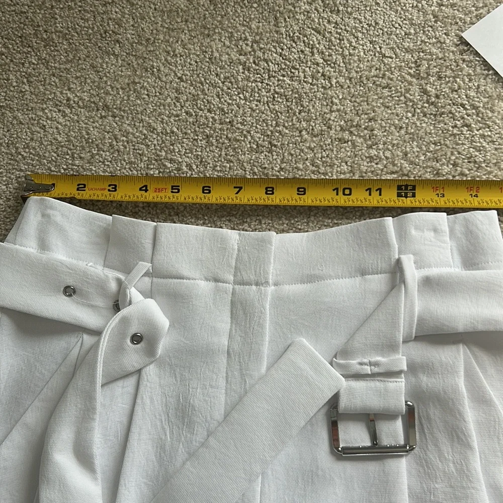 New Michael Kors belted crepe trousers